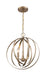 Myhouse Lighting Nuvo Lighting - 60-7057 - Three Light Pendant - Pendleton - Burnished Brass