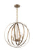 Myhouse Lighting Nuvo Lighting - 60-7058 - Six Light Pendant - Pendleton - Burnished Brass