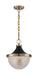 Myhouse Lighting Nuvo Lighting - 60-7060 - One Light Pendant - Faro - Burnished Brass / Black Accents