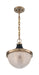 Myhouse Lighting Nuvo Lighting - 60-7060 - One Light Pendant - Faro - Burnished Brass / Black Accents