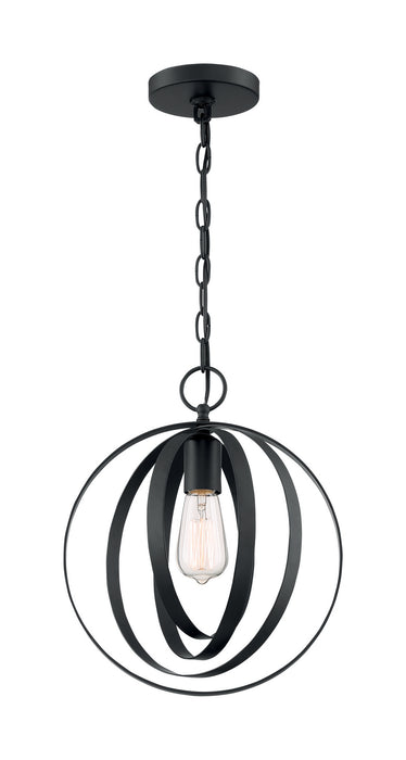 Myhouse Lighting Nuvo Lighting - 60-7066 - One Light Pendant - Pendleton - Matte Black