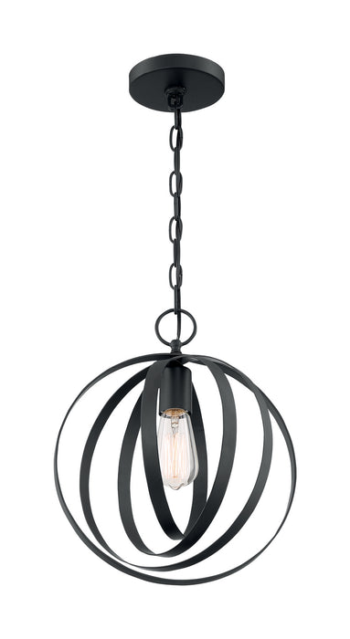 Myhouse Lighting Nuvo Lighting - 60-7066 - One Light Pendant - Pendleton - Matte Black