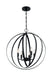 Myhouse Lighting Nuvo Lighting - 60-7068 - Six Light Pendant - Pendleton - Matte Black