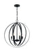 Myhouse Lighting Nuvo Lighting - 60-7068 - Six Light Pendant - Pendleton - Matte Black