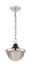 Myhouse Lighting Nuvo Lighting - 60-7069 - One Light Pendant - Faro - Polished Nickel / Black Accents