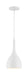 Myhouse Lighting Nuvo Lighting - 60-7096 - One Light Pendant - Bellcap - Matte White