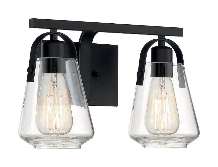 Myhouse Lighting Nuvo Lighting - 60-7102 - Two Light Vanity - Skybridge - Matte Black