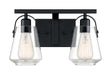 Myhouse Lighting Nuvo Lighting - 60-7102 - Two Light Vanity - Skybridge - Matte Black