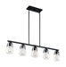 Myhouse Lighting Nuvo Lighting - 60-7104 - Five Light Island Pendant - Skybridge - Matte Black