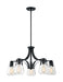 Myhouse Lighting Nuvo Lighting - 60-7105 - Five Light Chandelier - Skybridge - Matte Black