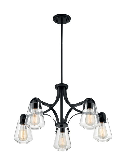 Myhouse Lighting Nuvo Lighting - 60-7105 - Five Light Chandelier - Skybridge - Matte Black