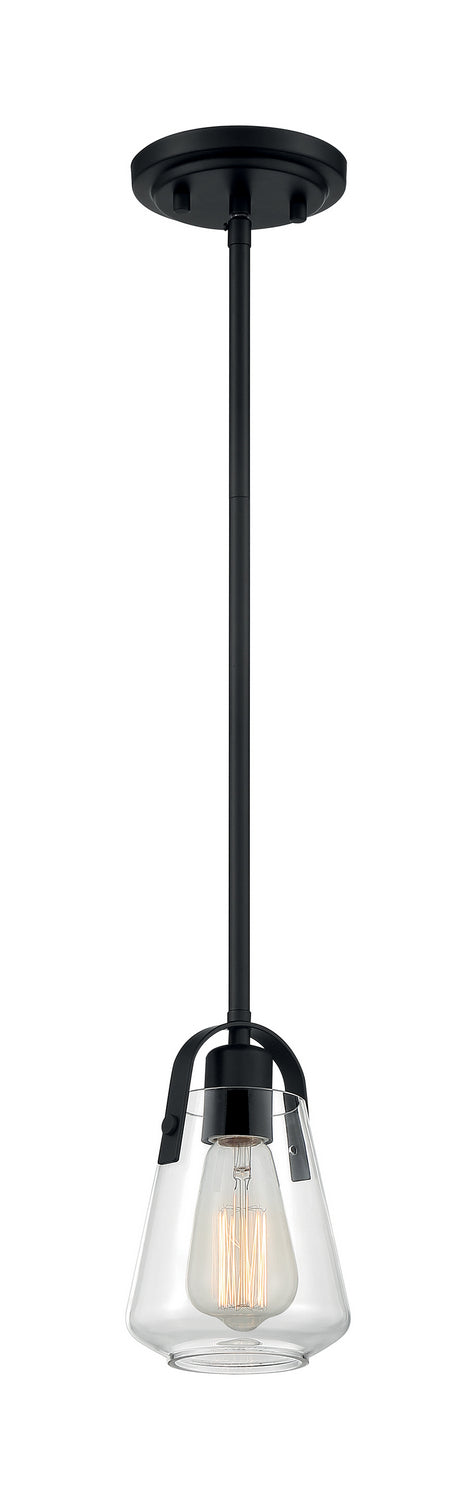 Myhouse Lighting Nuvo Lighting - 60-7106 - One Light Mini Pendant - Skybridge - Matte Black