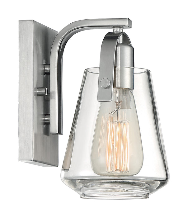 Myhouse Lighting Nuvo Lighting - 60-7111 - One Light Vanity - Skybridge - Brushed Nickel