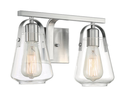 Myhouse Lighting Nuvo Lighting - 60-7112 - Two Light Vanity - Skybridge - Brushed Nickel