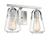 Myhouse Lighting Nuvo Lighting - 60-7112 - Two Light Vanity - Skybridge - Brushed Nickel