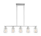 Myhouse Lighting Nuvo Lighting - 60-7114 - Five Light Island Pendant - Skybridge - Brushed Nickel