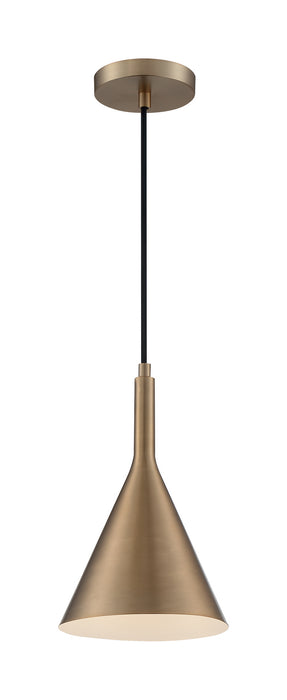 Myhouse Lighting Nuvo Lighting - 60-7117 - One Light Pendant - Lightcap - Burnished Brass