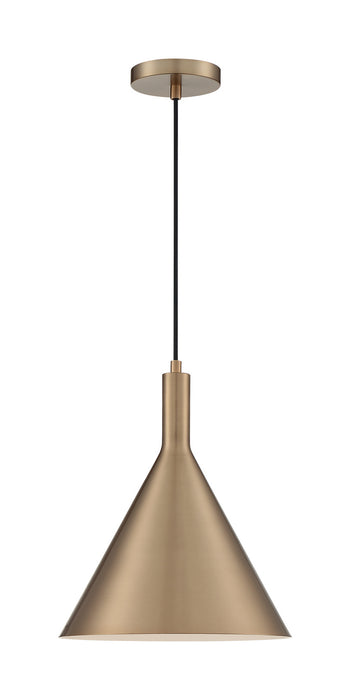 Myhouse Lighting Nuvo Lighting - 60-7118 - One Light Pendant - Lightcap - Burnished Brass