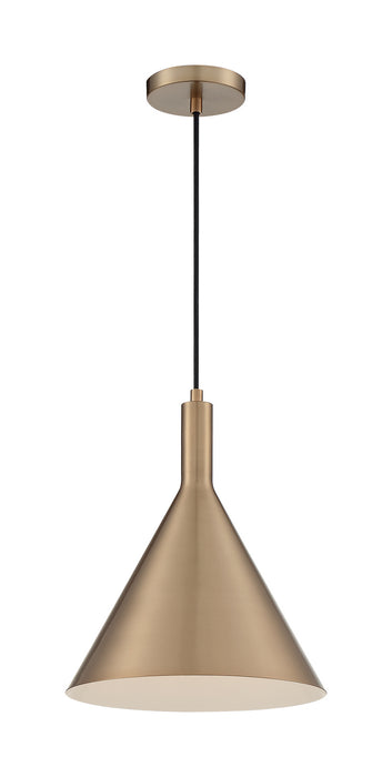 Myhouse Lighting Nuvo Lighting - 60-7118 - One Light Pendant - Lightcap - Burnished Brass