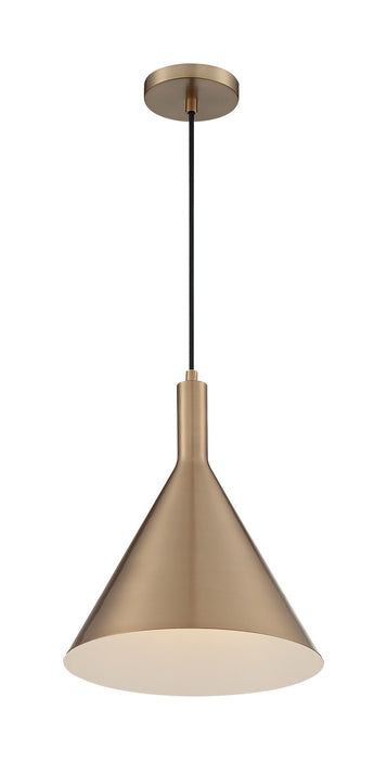 Myhouse Lighting Nuvo Lighting - 60-7118 - One Light Pendant - Lightcap - Burnished Brass