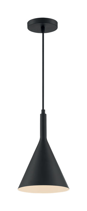 Myhouse Lighting Nuvo Lighting - 60-7127 - One Light Pendant - Lightcap - Matte Black