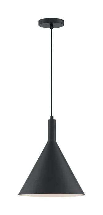 Myhouse Lighting Nuvo Lighting - 60-7128 - One Light Pendant - Lightcap - Matte Black