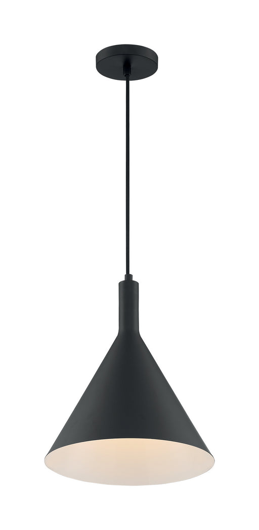 Myhouse Lighting Nuvo Lighting - 60-7128 - One Light Pendant - Lightcap - Matte Black