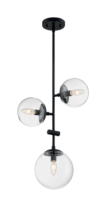 Myhouse Lighting Nuvo Lighting - 60-7134 - Three Light Pendant - Sky - Matte Black