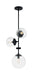 Myhouse Lighting Nuvo Lighting - 60-7134 - Three Light Pendant - Sky - Matte Black