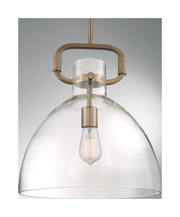 Myhouse Lighting Nuvo Lighting - 60-7142 - One Light Pendant - Teresa - Burnished Brass