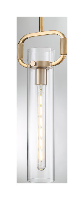 Myhouse Lighting Nuvo Lighting - 60-7143 - One Light Pendant - Teresa - Burnished Brass