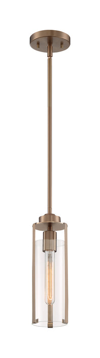 Myhouse Lighting Nuvo Lighting - 60-7150 - One Light Mini Pendant - Marina - Burnished Brass