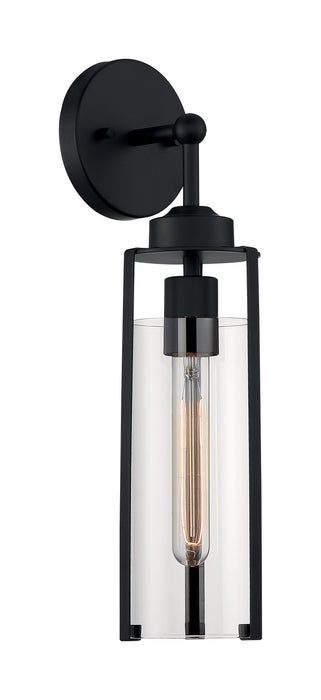 Myhouse Lighting Nuvo Lighting - 60-7161 - One Light Wall Sconce - Marina - Matte Black