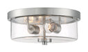 Myhouse Lighting Nuvo Lighting - 60-7168 - Two Light Flush Mount - Sommerset - Brushed Nickel