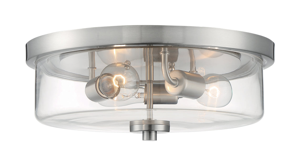 Myhouse Lighting Nuvo Lighting - 60-7169 - Three Light Flush Mount - Sommerset - Brushed Nickel