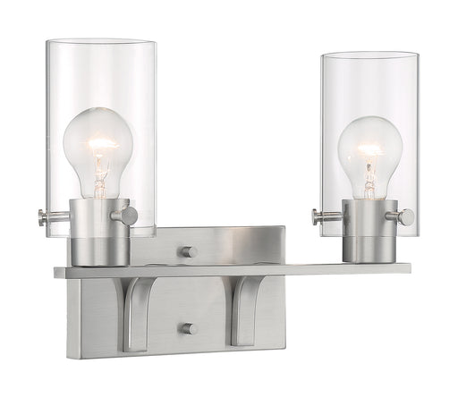 Myhouse Lighting Nuvo Lighting - 60-7172 - Two Light Vanity - Sommerset - Brushed Nickel