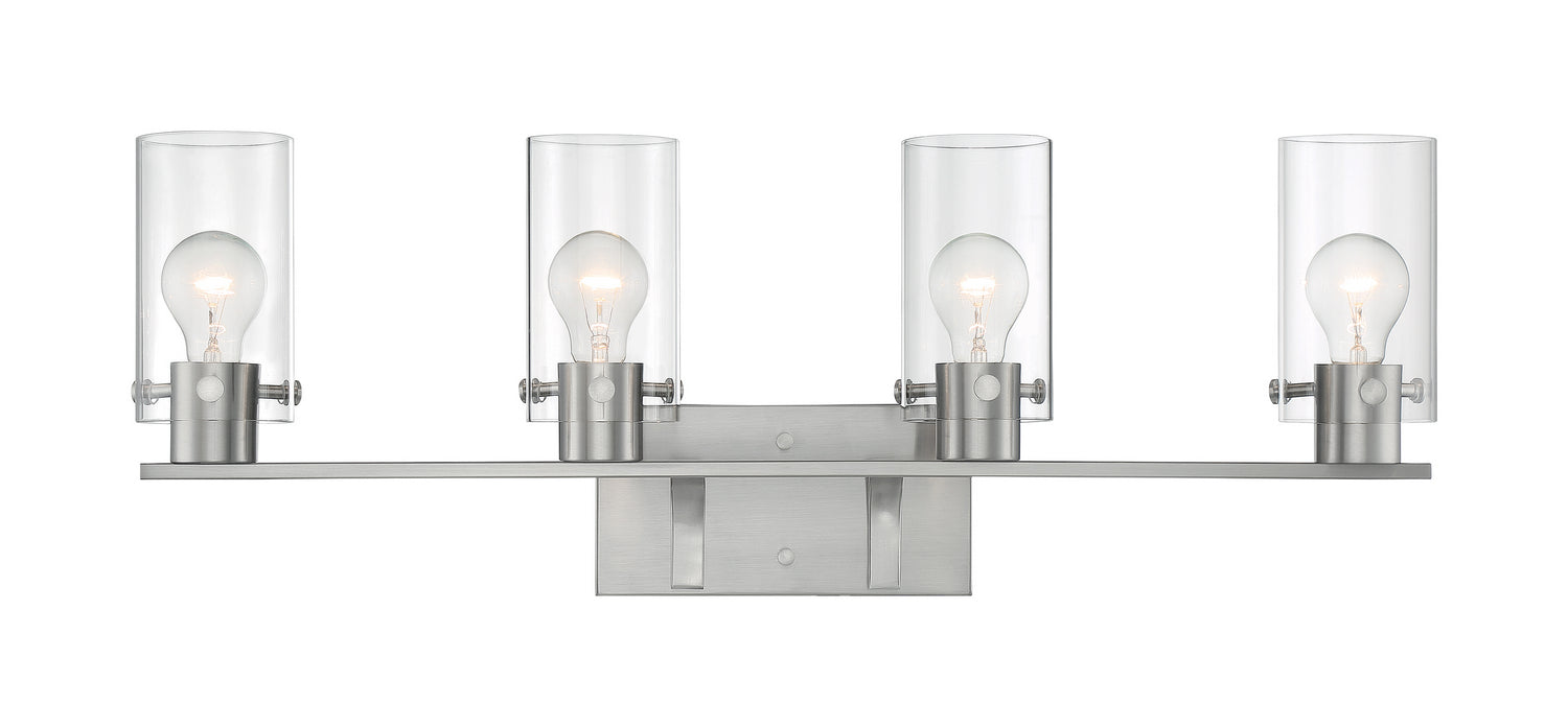 Myhouse Lighting Nuvo Lighting - 60-7174 - Four Light Vanity - Sommerset - Brushed Nickel