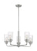 Myhouse Lighting Nuvo Lighting - 60-7175 - Five Light Chandelier - Sommerset - Brushed Nickel