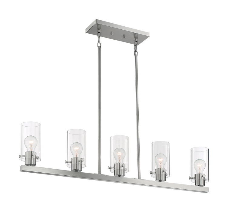 Myhouse Lighting Nuvo Lighting - 60-7176 - Five Light Island Pendant - Sommerset - Brushed Nickel