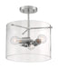 Myhouse Lighting Nuvo Lighting - 60-7178 - Three Light Semi Flush Mount - Sommerset - Brushed Nickel