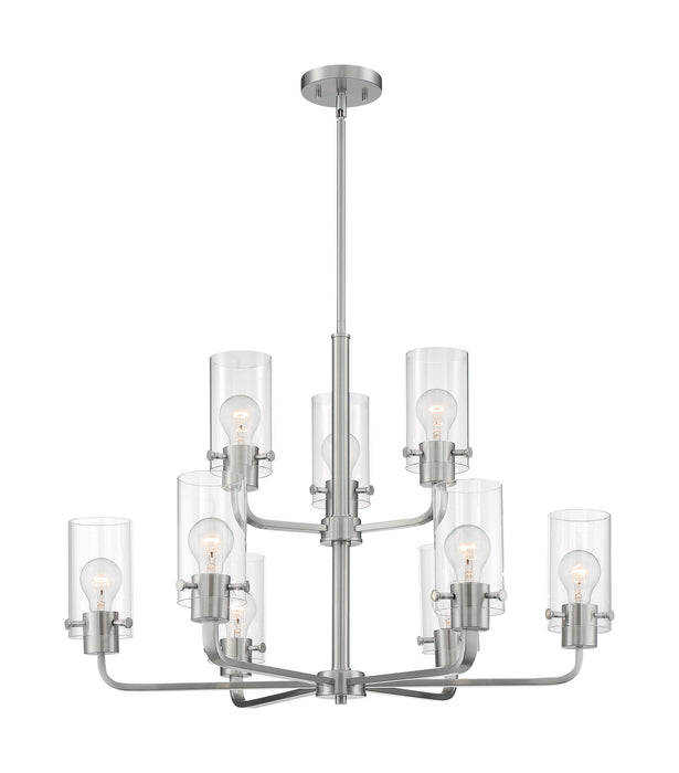 Myhouse Lighting Nuvo Lighting - 60-7179 - Nine Light Chandelier - Sommerset - Brushed Nickel