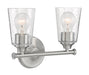 Myhouse Lighting Nuvo Lighting - 60-7182 - Two Light Vanity - Bransel - Brushed Nickel