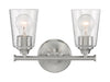 Myhouse Lighting Nuvo Lighting - 60-7182 - Two Light Vanity - Bransel - Brushed Nickel