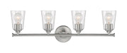 Myhouse Lighting Nuvo Lighting - 60-7184 - Four Light Vanity - Bransel - Brushed Nickel