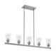 Myhouse Lighting Nuvo Lighting - 60-7186 - Five Light Island Pendant - Bransel - Brushed Nickel