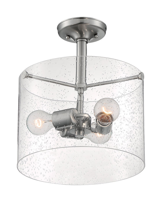 Myhouse Lighting Nuvo Lighting - 60-7188 - Three Light Semi Flush Mount - Bransel - Brushed Nickel