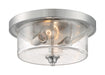 Myhouse Lighting Nuvo Lighting - 60-7190 - Two Light Flush Mount - Bransel - Brushed Nickel