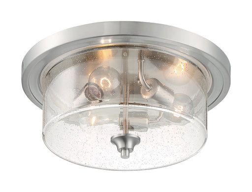 Myhouse Lighting Nuvo Lighting - 60-7191 - Three Light Flush Mount - Bransel - Brushed Nickel