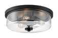 Myhouse Lighting Nuvo Lighting - 60-7269 - Three Light Flush Mount - Sommerset - Matte Black