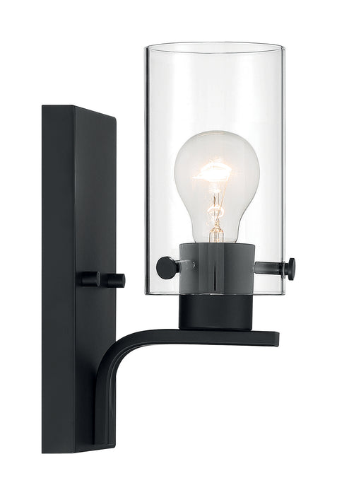 Myhouse Lighting Nuvo Lighting - 60-7271 - One Light Vanity - Sommerset - Matte Black